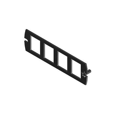 Abb 4X4 COM A PLATE - 4, KEYSTONE JACKS,  FPT4-CPA-4KEY